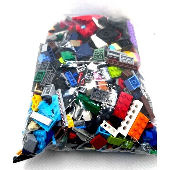 Lego Bricks Bulk 2 lbs Mixed Lot Building Blocks Parts Pieces Loose - Picture 9 of 9